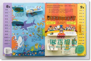 现货 蘿西．狄金絲《128翻翻樂: 有趣的乘法表》 小天下