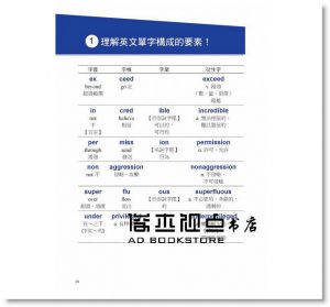 现货 《英文單字構成的要素：理解英文單字的組成方式》語研學院
