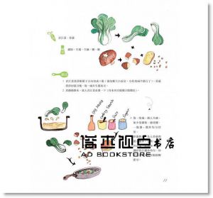 吳迪(Alina)《清爽不膩蔬食繪本：水彩清新x素食清淡x圖繪食譜》